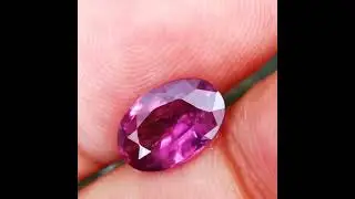 Natural Kashmir Purplish Red Sapphire 2.05 crt #sapphire #gemstone #urduwriter