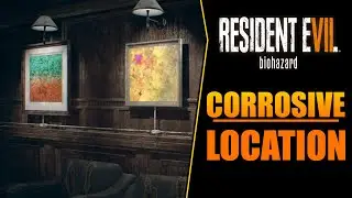 RESIDENT EVIL 7 Corrosive Locations (Ship Painting's Puzzle - How To Open Safe)