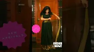 Ready to wear saree. Georgette material, instagram @vk_kerala_sarees. Facebook @vk kerala saree.