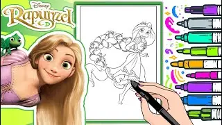 Rapunzel from Disney's Tangled | Disney Princess Coloring Pages for kids