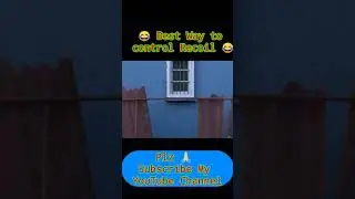 😂 Best Way to Control Recoil 😂 👍🏼 || Pubg Funny Moments || Aux Gaming Q !! 10k views  #shorts