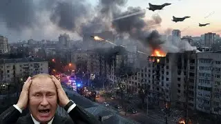 3 Minutes Ago! Dozens of US Fighter Jets Bombard Downtown Moscow. Putin Panic! | Arma 3
