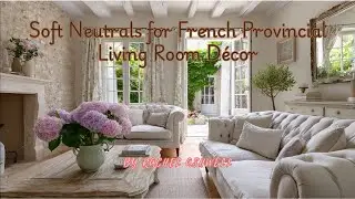 Soft Neutrals for French Provincial Living Room D&eacute;cor with Rachel Ashwell