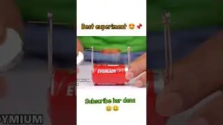 Best experiment for magnetic energy 🤩😱🧪🥼🧭🧲 | #shorts #experiment @VisioNil #viral