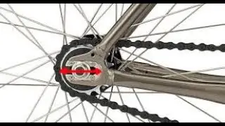 Как правильно регулировать колеса велосипеда!Correct adjustment of the wheels and chain on the bike.