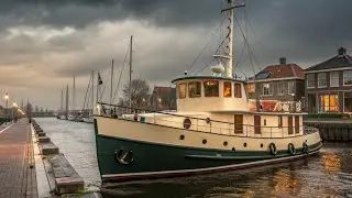 Описание голландской траулерной яхты Sleepboot | Идеальный крейсер в стиле буксира