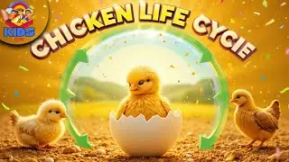 Chicken Life Cycle Song 🌈 Egg to Hen Adventure for Kids! KidTory