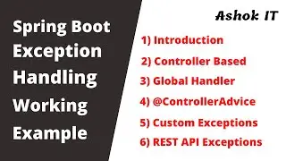 Spring Boot | Exception Handling Introduction | Part-01 | Ashok IT