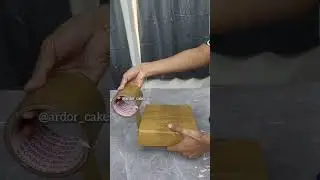 How to Pack brownies for courier &hearts;️ #cake #shorts #trending