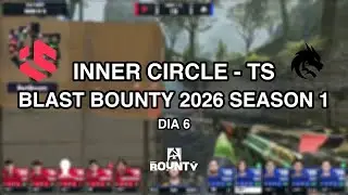 Gaules | BLAST BOUNTY 2026 SEASON 1 | DIA 6 | INNER CIRCLE vs TEAM SPIRIT | Partida Completa