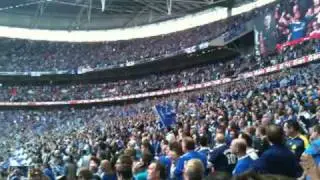 Chelsea fans singing Liquidator at Wembley FA Cup 2010.MOV