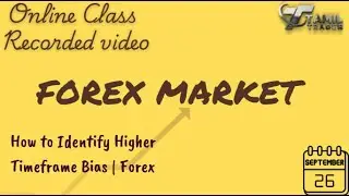 How to Identify Higher Timeframe Bias | Forex chart analysis ! Tamil Trader