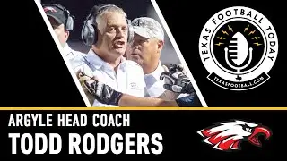 Argyle head coach Todd Rodgers talks the epic 2013 title game, the 2019 Eagles & home cooking