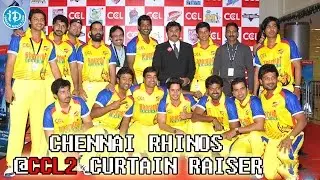 Chennai Rhinos Team at CCL 2 Curtain Raiser | Sarathkumar, Vishal