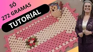Tapete Econ&ocirc;mico em Croch&ecirc; 😱 S&oacute; 272g! | Fidelidade Linear Passo a Passo