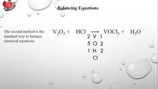 L10 Balancing Equations