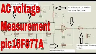 AC voltage measurement using pic microcontroller