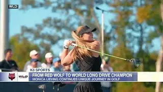 From A-State to World Long Drive champion: Monica Lieving continues unique golf journey