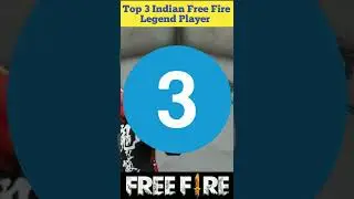 Top 3 Indian Legend Free Fire Player 😱 | Free Fire Facts | #shorts #freefire