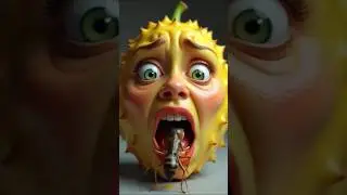 Fruits Get Scared Too! 😱 Horned Melon's Honey & Lemon's Juice!
