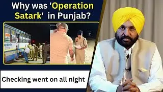 Why was 'Operation Satark' conducted in Punjab?