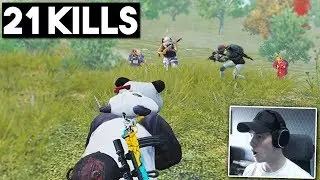 FULL SQUAD PUSHED ME! | 21 KILLS SOLO vs SQUADS | PUBG Mobile