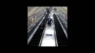 ​Insane Escalator Stunt &ndash; Wait for the End!
