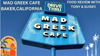 FOOD REVIEW OF THE MAD GREEK CAFE IN BAKER CALIFORNIA  #food #foodie #dinnerideas 