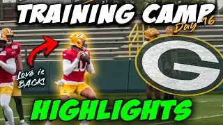 Reacting to Packers Training Camp HIGHLIGHTS Day 16 | Love Returns!