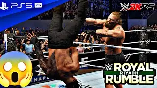 WWE 2K25 - Брок Леснар против Романа Рейнса, Эр-Рияд, Саудовская Аравия, 2026 год.