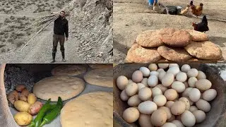 الحياة القروية في فصل الشتاء في وسط جبال الريف إقليم الحسيمة 