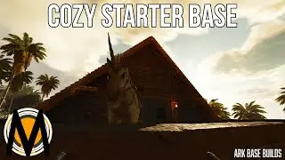 AWESOME Cozy Starter Base - Speed Build - Ark Base Builds