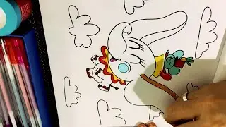 Coloreando dibujos: Picture 65 #art #dumbo #elelefante #elraton #coloring #cuentacuentos #painting