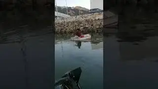 Migrants crossing the English Channel in small boats