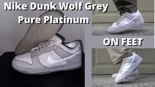 Лучшее качество в кроссовках Nike Dunk? | Обзор Wolf Grey Dunk Pure Platinum / На ногах