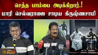 செத்த பாம்பை அடிக்கிறார்.! மாரி செல்வராஜை சாடிய K. Krishnasamy | Maamannan | Mari selvaraj