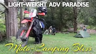 Moto-Camping Bliss on Tom's Creek