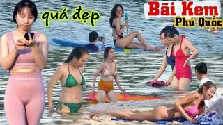 Tuyệt đẹp Bãi Kem tắm biển siêu sạch / Du Lịch Hè Phú Quốc