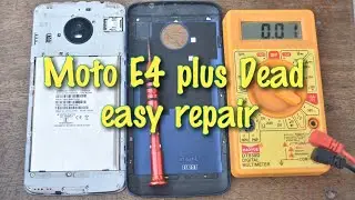 Moto E4 plus dead not charging 90% working