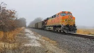 1/1/2021 - Loaded BNSF Coal Train Climbs Cravat Hill
