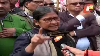 Reaction Of Agitators In Rourkela  All India Strike