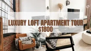APARTMENT TOUR: FURNISHED DOWNTOWN LUXURY INDUSTRIAL LOFT TOUR - winter edition | EMVALF