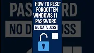Forgot Windows 11 Password? Reset Without Data Loss! #shorts