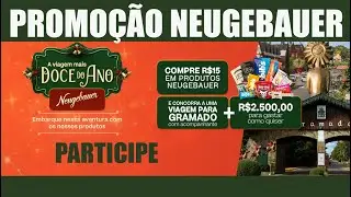 PROMO&Ccedil;&Atilde;O NEUGEBAUER - A VIAGEM MAIS DOCE DO ANO (02/01/2026)