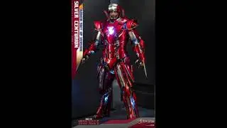 Hot Toys - MMS618D43 - Iron Man 3 - 1/6th scale Silver Centurion (Armor Suit Up Version)