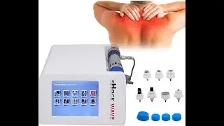 White Shockwave Therapy Expert Digital Touch Screen Physiotherapy and ED Treatment Biotronix