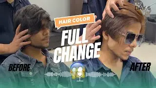 Hair color se hui puri personality change 🤫😱 | #hairs #saloon #video #personality 