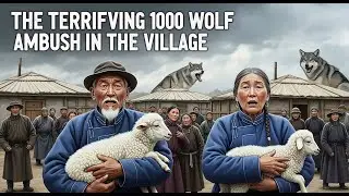 WOLF ATTACK AT MIDNIGHT: DEFENDING THE HERD WITHOUT VIOLENCE | MONGOLIAN SURVIVAL VLOG #frozenworld