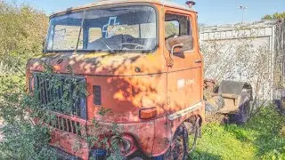 Verlassener W50 Sattelschlepper VEB Minol