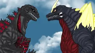 SHIN GODZILLA vs SPACE GODZILLA : Animation